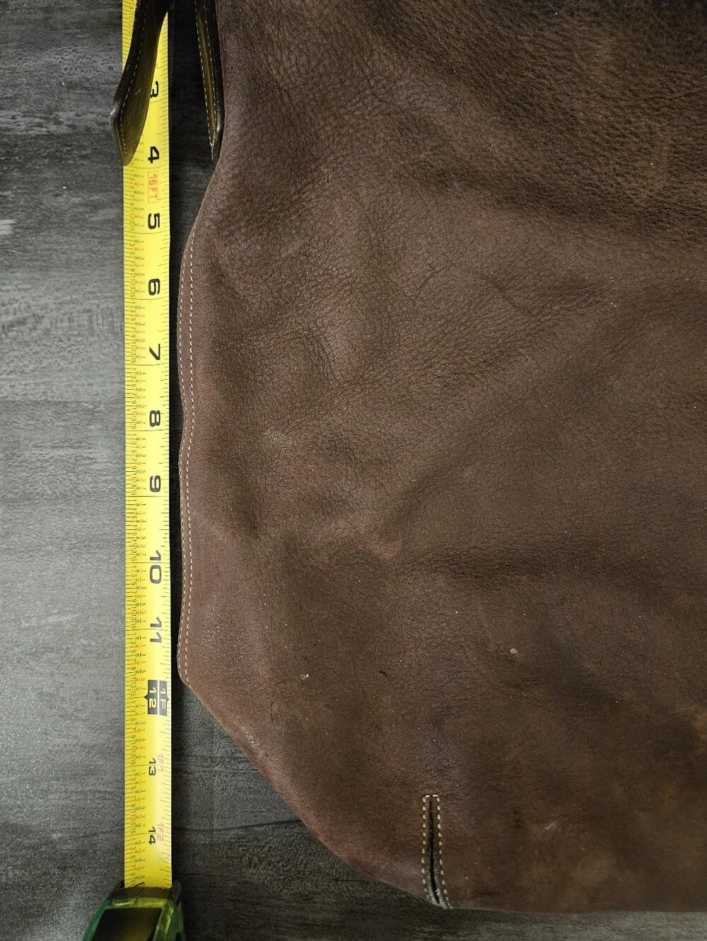 Early Y2K Vintage Coach Brown Leather Slouchy Hobo Shoulder Bag